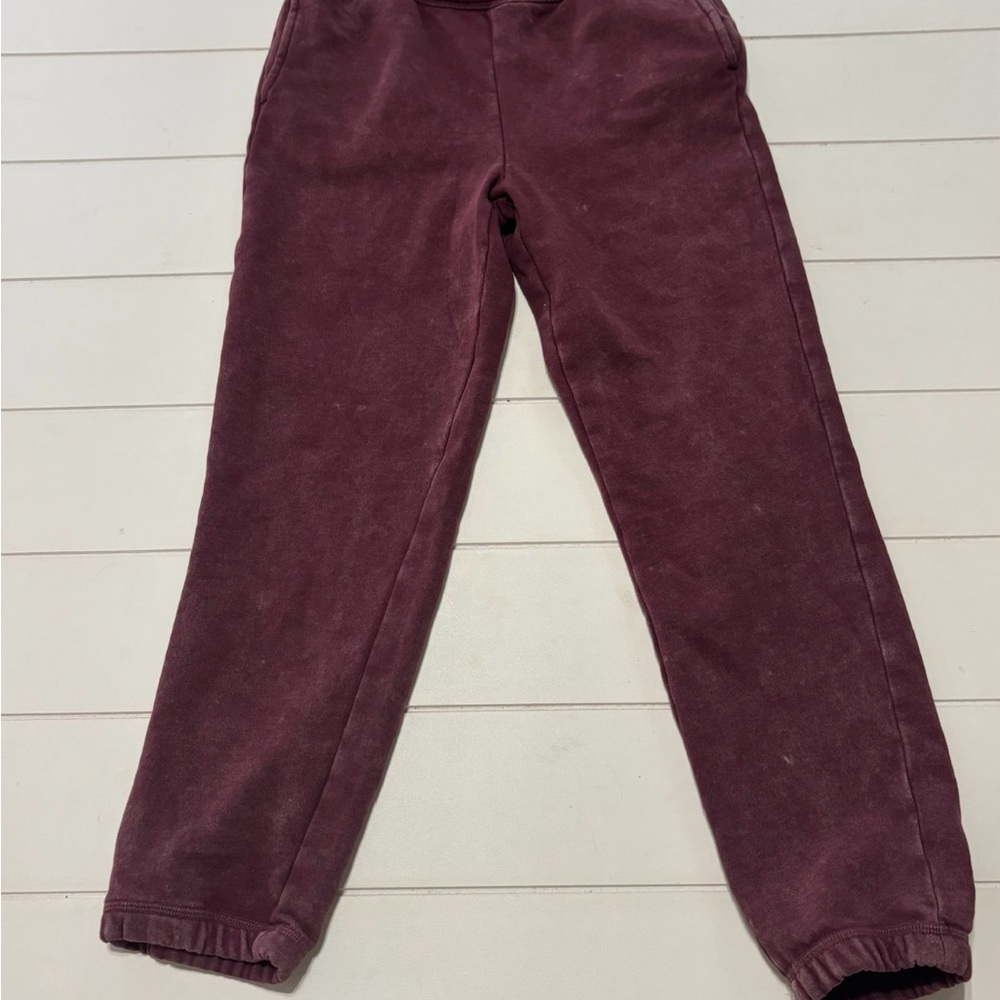 Kids Maroon Joggers